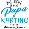 Papa et karting
