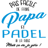 Papa et padel