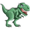 T-rex Tyrannosaurus Rex Dino Illustration