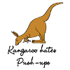 Kangaroo hasst Push-ups