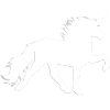 Einhorntoelter blanc