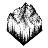 Mountain Landscape Drawing