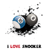 Snooker Billard T-SHIRT mignon cadeau