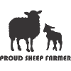 Proud sheep farmer
