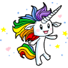 Magique arc-en-Unicorn