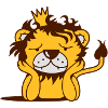 lion with crown