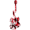 Gitarren Puzzle Rot