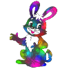 Regenbogen-Kaninchen
