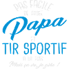 Papa et tir sportif