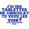 tablettes de chocolat