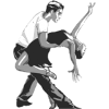 Tango dancers