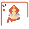 Karoline Dame Kartenspiel !