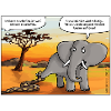 Elefant und Schlange