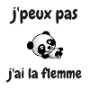 j'peux pas j'ai la flemme