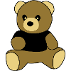 sitting teddy