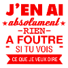 RIEN A FOUTRE