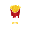 pommes friggere fast food patatine fritte freitag nerd LOl