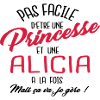 Princesse et Alicia