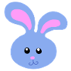Lapin bleu