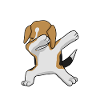 Beagle Dab - dabbing beagle