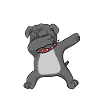 Bulldog Dab - dabbing bulldog