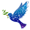 Blue Peace Dove