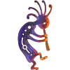 Native American flute player Kokopelli