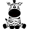 Zebo the funny zebra