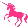 Pink Einhorn