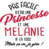 Princesse et Melanie