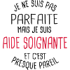 Pas parfaite mais aide-soignante