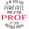 Pas parfaite mais prof