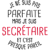 Pas parfaite mais secrétaire