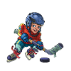 Little hockey player