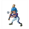 Little baseball player