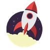 Rocket launch, rocket, space