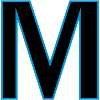 letter M vector