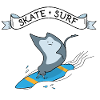 Skate Surf Fish Surfing