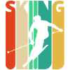 Awesome 70's Vintage Retro Skiing Gifts for Skiers