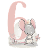 Birthday number 6 mouse
