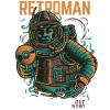 RETROMAN Sci-Fi retro comic shirt