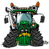 0197 Green tractor 6920S