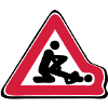 Verkehrszeichen verformt Position Liebe