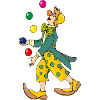 Jébé le clown jongleur