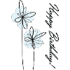 Happy birthday flowery