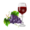 Grapes and wine