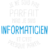 Pas parfait mais informaticien