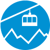 Cable car mountains