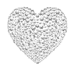 Diamonds heart