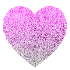 Glitter heart